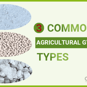 Common agricultural gypsum types